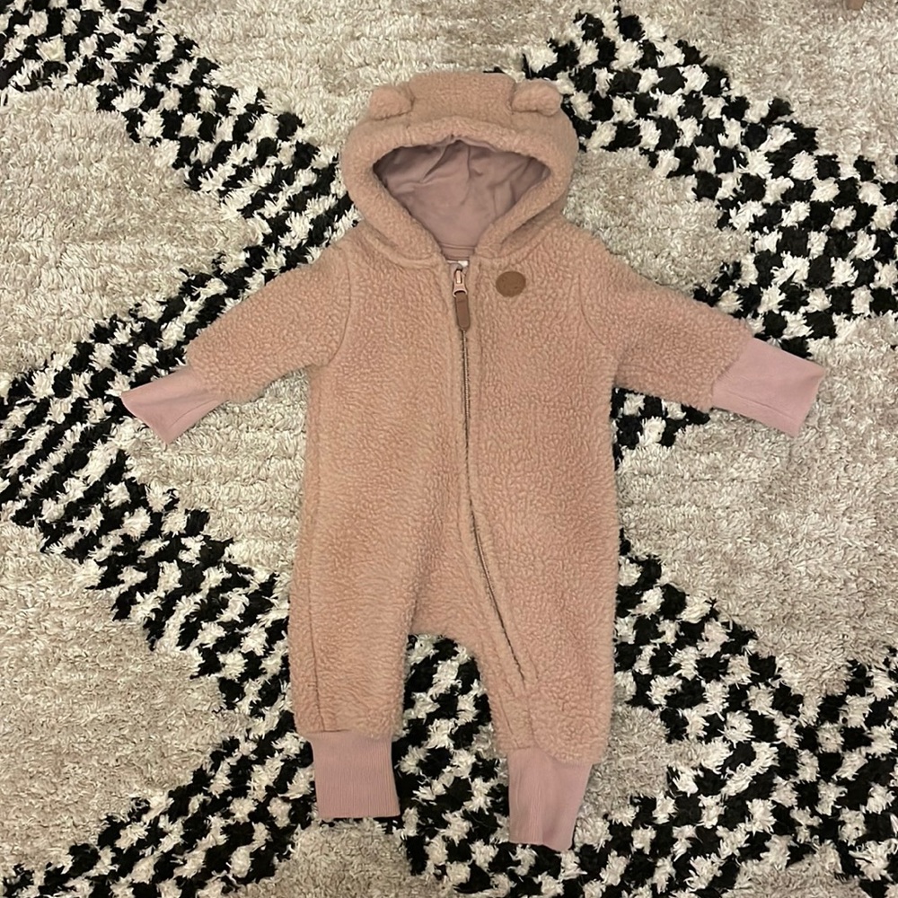 Hooded Fleece Jumpsuit H&M